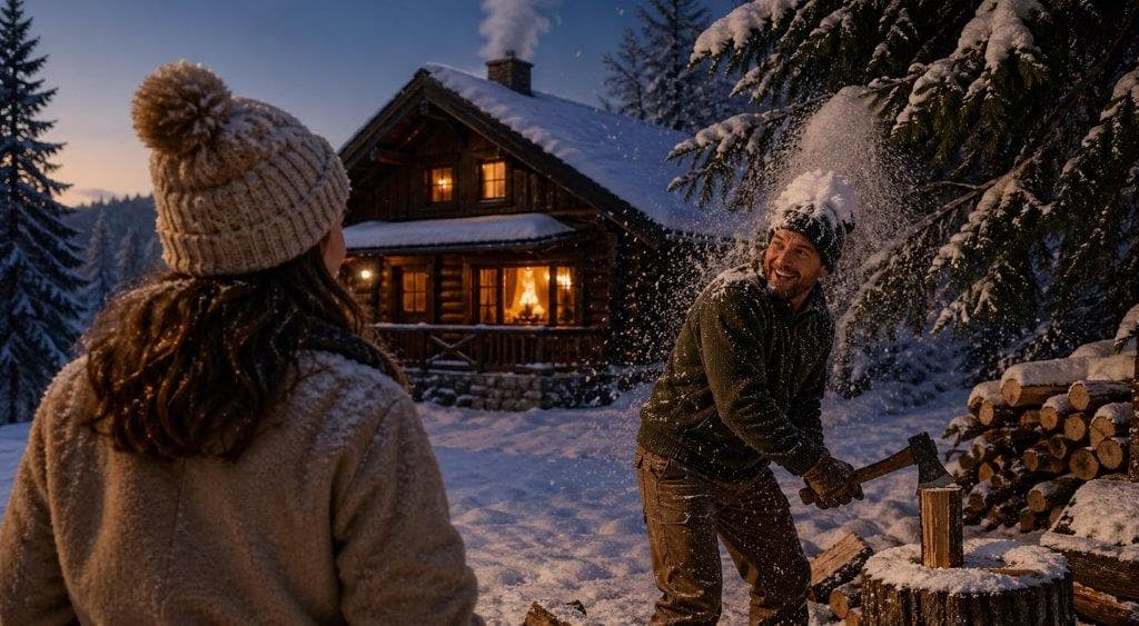 Ontmoeting in de winter